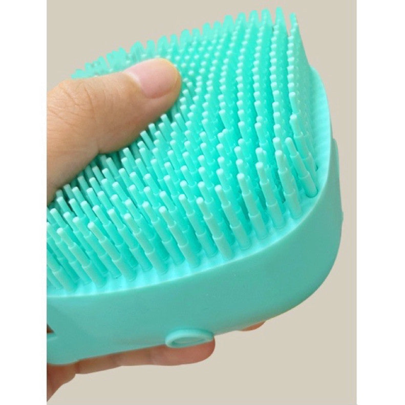 Bàn chải tắm cho thú cưng massage chăm sóc sức khỏe an toàn tiện dụng - Huna