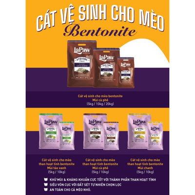 Cát mèo bentonie