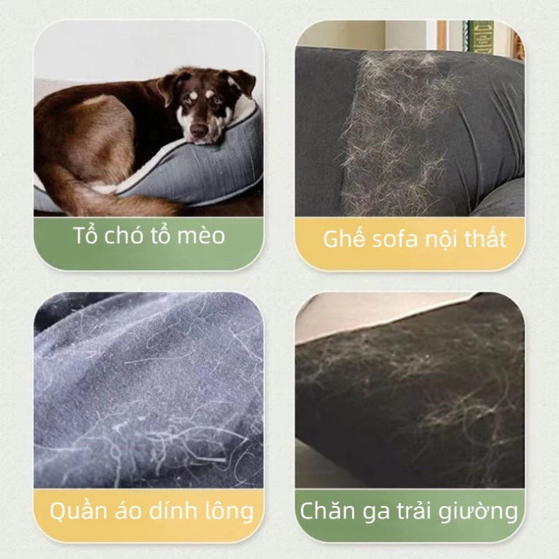 Lăn lông tĩnh điện - cây lăn lông chó mèo thú cưng hàng công ty - Huna