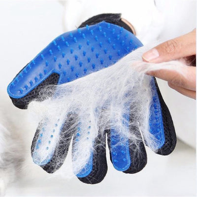 Găng tay chải lấy lông rụng cho chó mèo - Huna