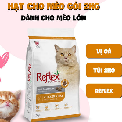 Hạt cho mèo Reflex - thức ăn cho mèo con, mèo lớn, mèo triệt sản, tiết niệu mèo
