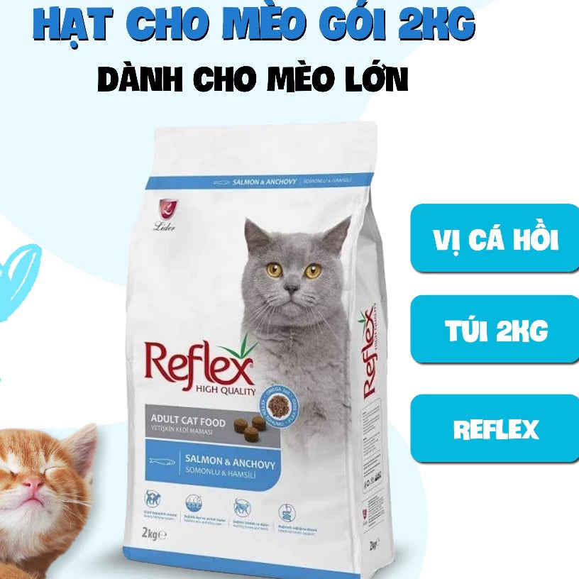 Hạt cho mèo Reflex - thức ăn cho mèo con, mèo lớn, mèo triệt sản, tiết niệu mèo