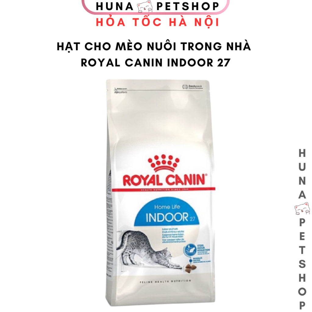 Thức ăn khô hạt cho mèo Royal Canin Indoor 27 - Huna
