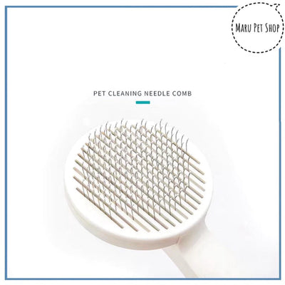 Lược KEYPET COMB chải lông gỡ rối chó mèo có nút bấm tách lông tự động khỏi lược cho thú cưng - Huna