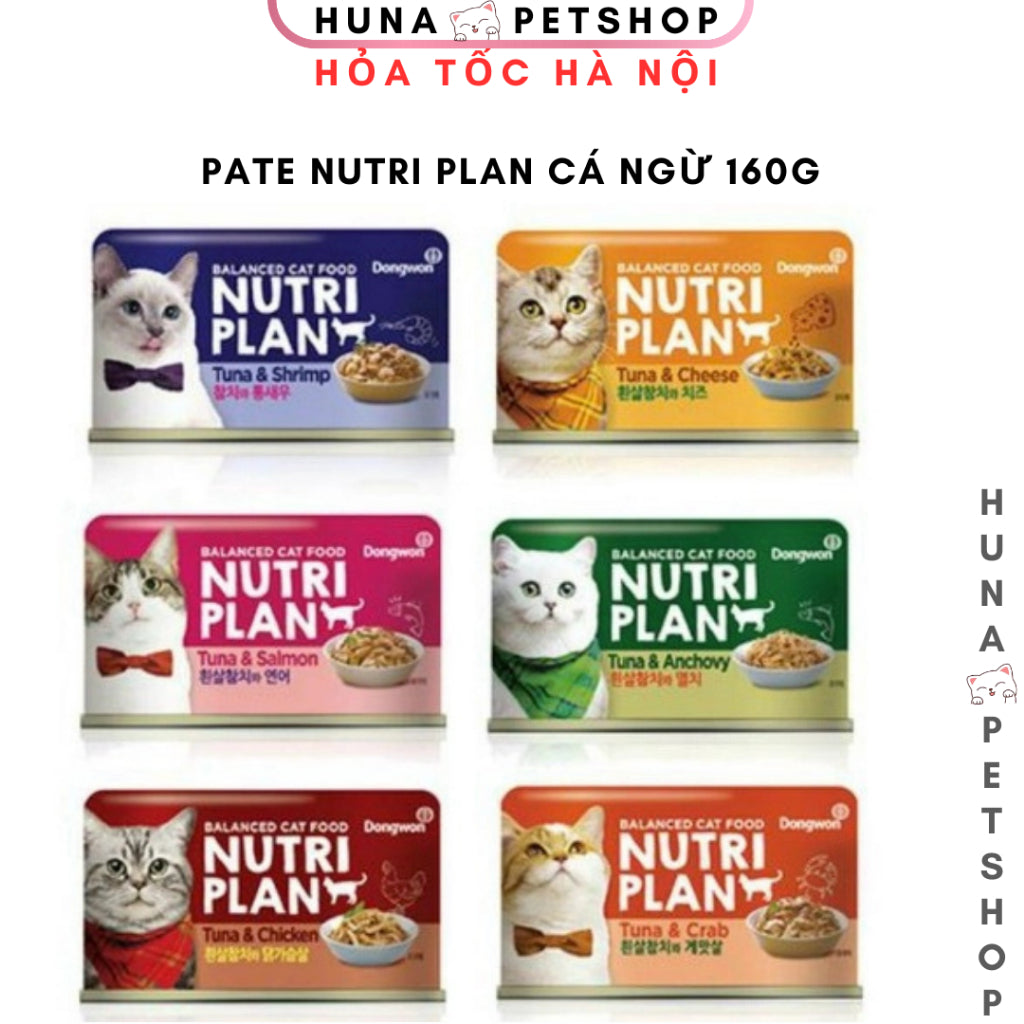 Pate Nutri Plan 160g - Huna