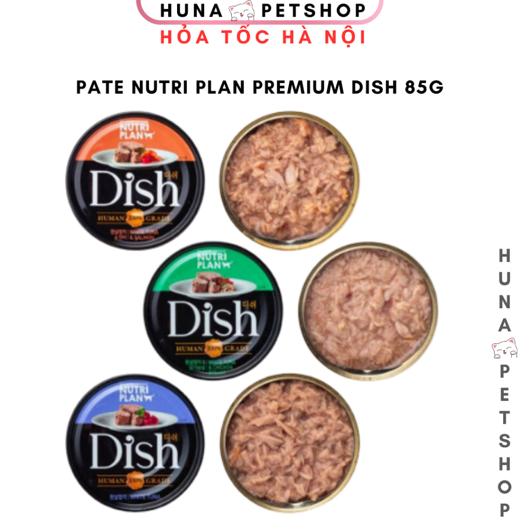 Pate Nutri Plan Premium Dish cho mèo 85g - 동원F&B 뉴트리플랜