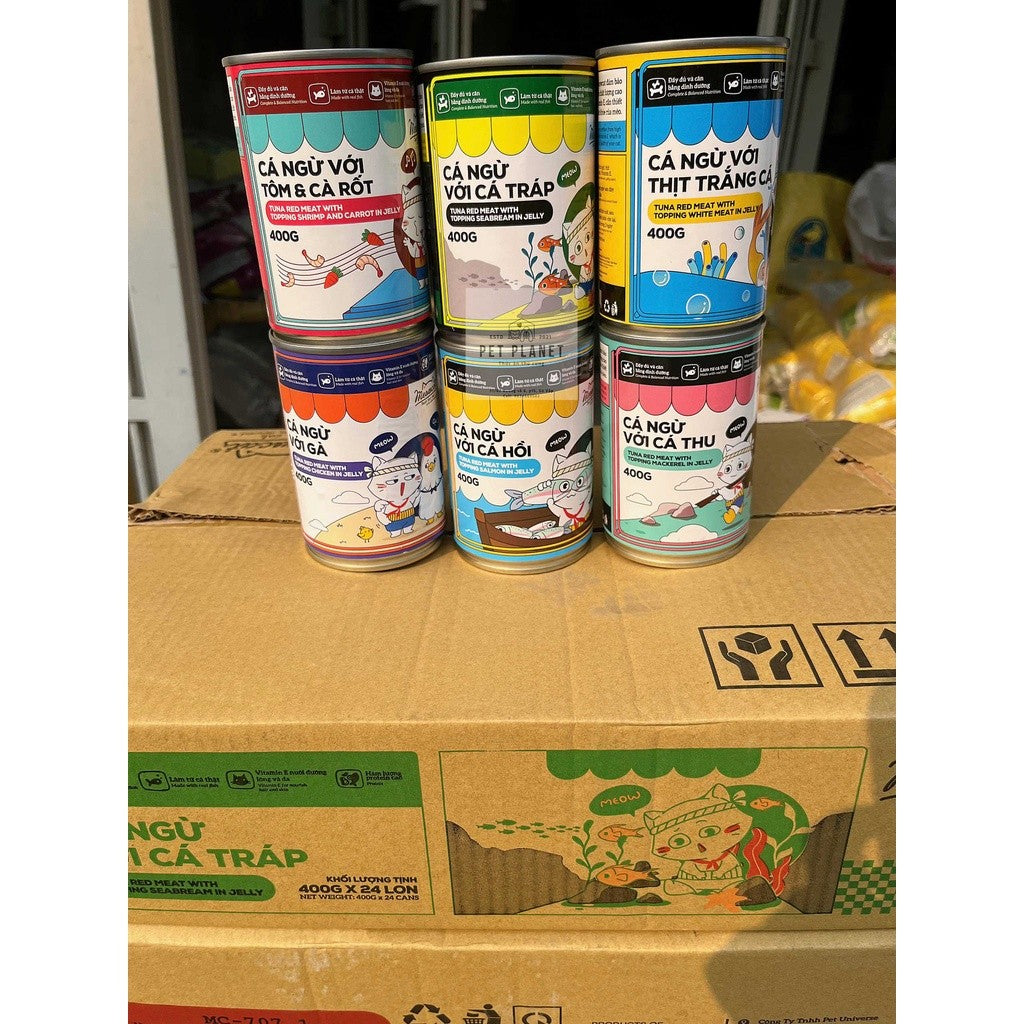 Pate Lon MeowCat 400g - 7 Vị Ngon Đậm Đà Cho Mèo – Huna Petshop