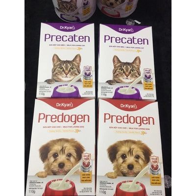 Sữa cho chó hộp giấy - 110g - Dr.Kyan Predogen sữa bột cao cấp - Huna