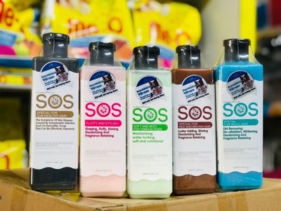 Sữa tắm cho chó mèo SOS 530ml - Huna