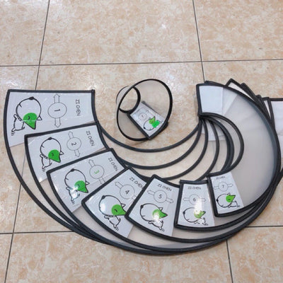 Vòng cổ chống liếm cho chó mèo chính hãng Zi Chen cao cấp - Huna