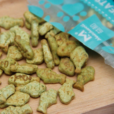 [Combo 4-10 gói seal hãng] Bánh Cá Biscuits Catnip Giảm Búi Lông Viêm Răng Hôi Miệng Cho Mèo - Huna