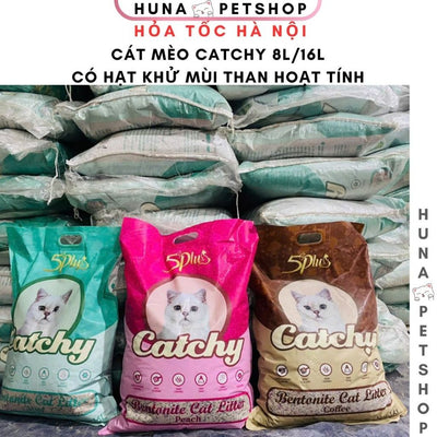 Cát Vệ Sinh CATCHY 8L - Sạch Sẽ, An Toàn Cho Mèo Cưng