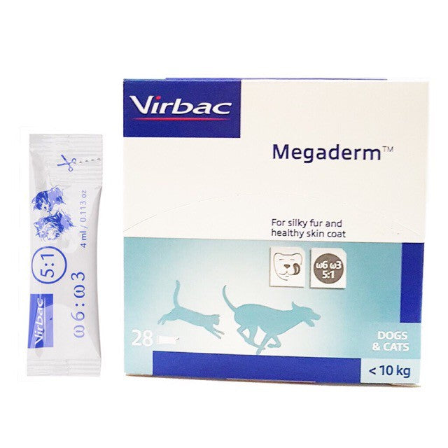 1 HỘP GEL DINH DƯỠNG Virbac Megaderm Giúp mượt lông, giảm ngứa cho Thú cưng Xuất xứ từ Pháp - Huna