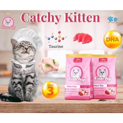 Hạt Catchy Kitten 400gr - Thức ăn hạt cho mèo con giàu dinh dưỡng - Huna