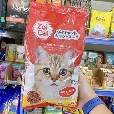 Thức ăn cho mèo - hạt cho mèo Zoi Cat, gói hãng 1 kg Thái Lan - Huna