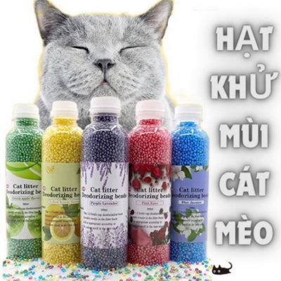 Hạt khử mùi cát mèo khử mùi hôi cát mèo - Huna