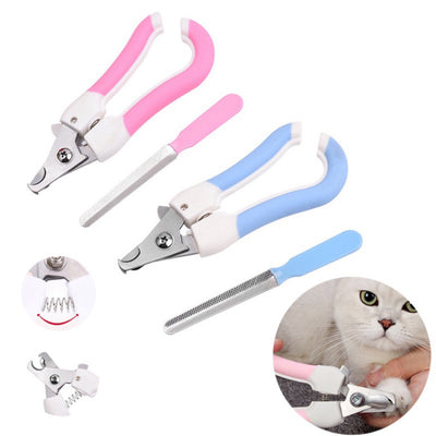 Bộ kìm cắt móng cao cấp kèm dũa dành cho chó mèo chính hãng - Huna