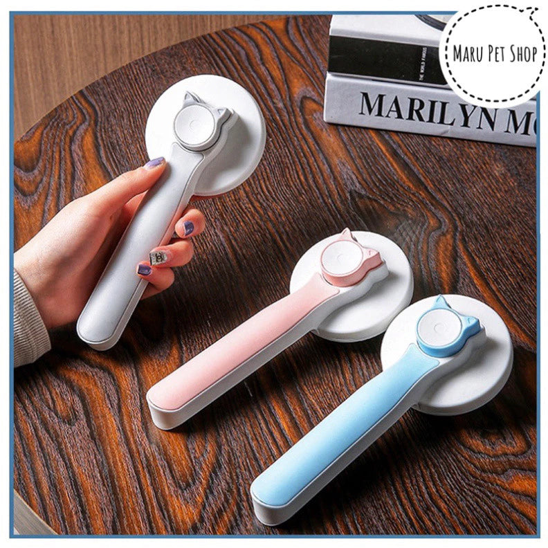 Lược KEYPET COMB chải lông gỡ rối chó mèo có nút bấm tách lông tự động khỏi lược cho thú cưng - Huna