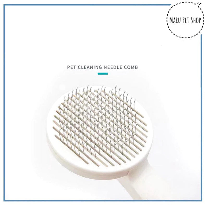 Lược KEYPET COMB chải lông gỡ rối chó mèo có nút bấm tách lông tự động khỏi lược cho thú cưng - Huna