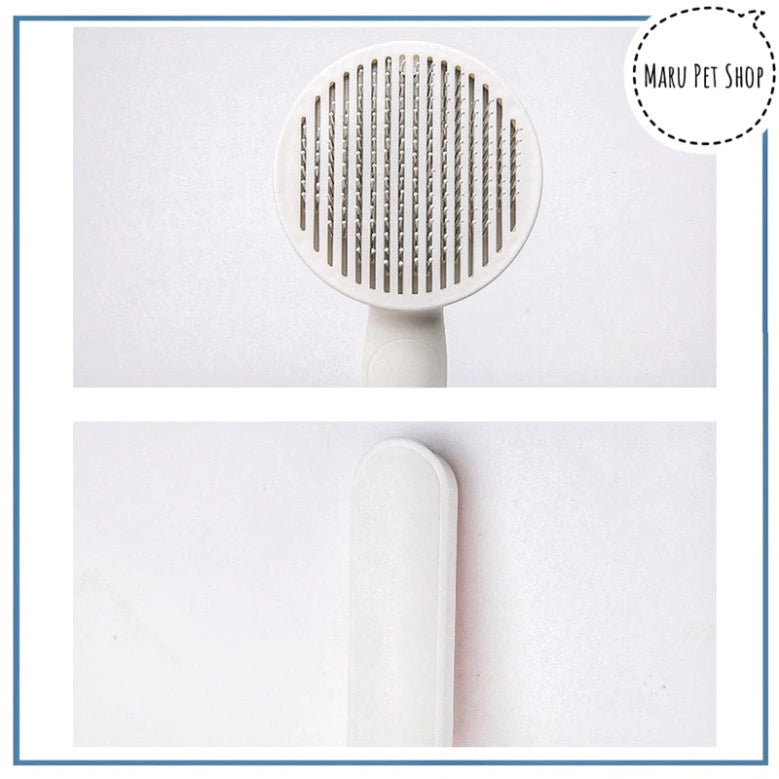 Lược KEYPET COMB chải lông gỡ rối chó mèo có nút bấm tách lông tự động khỏi lược cho thú cưng - Huna