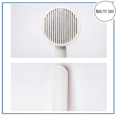Lược KEYPET COMB chải lông gỡ rối chó mèo có nút bấm tách lông tự động khỏi lược cho thú cưng - Huna