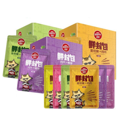 Pate wanpy HAPPY 100 cho mèo gói 70g - Huna