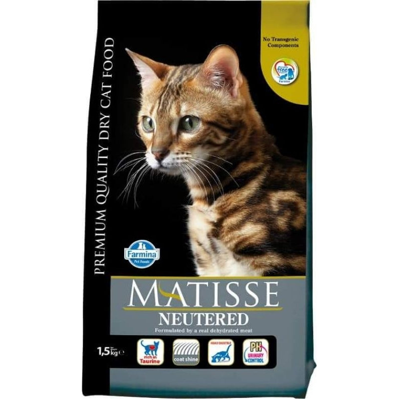 Hạt mèo Farmina Matisse Neutered – Thức Ăn Khô Cao Cấp Cho Mèo Trưởng Thành Đã Triệt Sản (Italy)