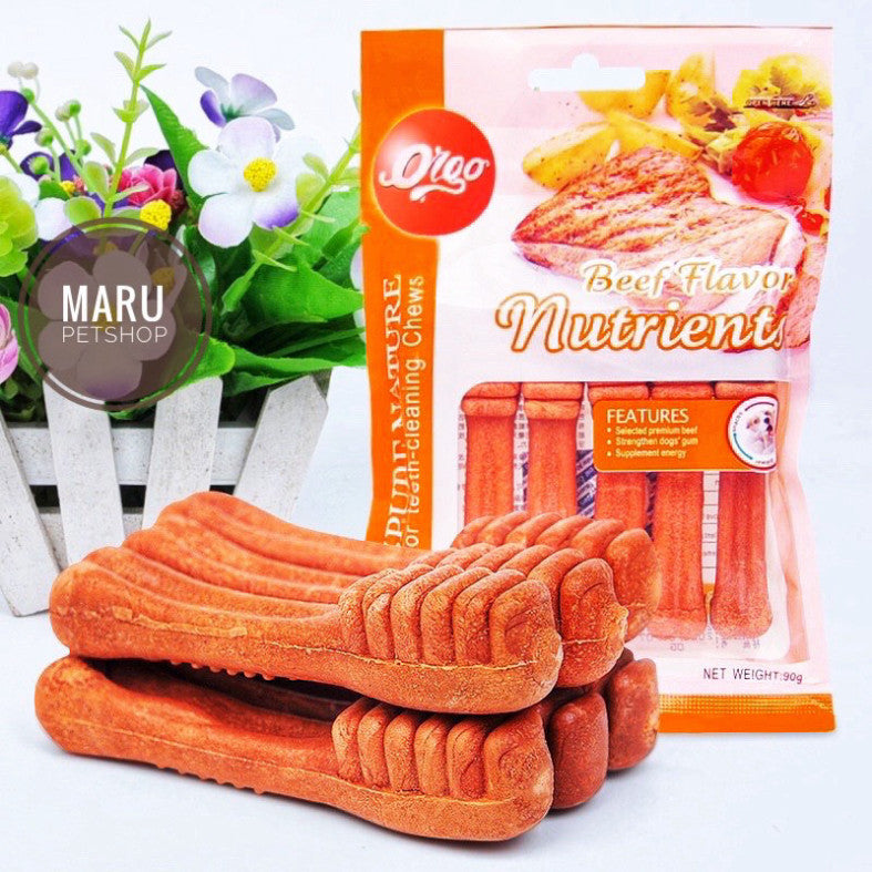 Xương Gặm Orgo Sạch Răng, Thơm Miệng, Bổ Sung Canxi Cho Chó - Huna