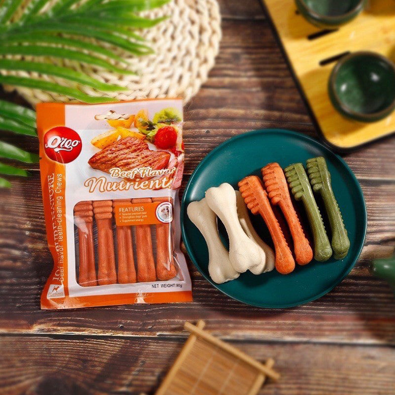 Xương Gặm Orgo Sạch Răng, Thơm Miệng, Bổ Sung Canxi Cho Chó - Huna